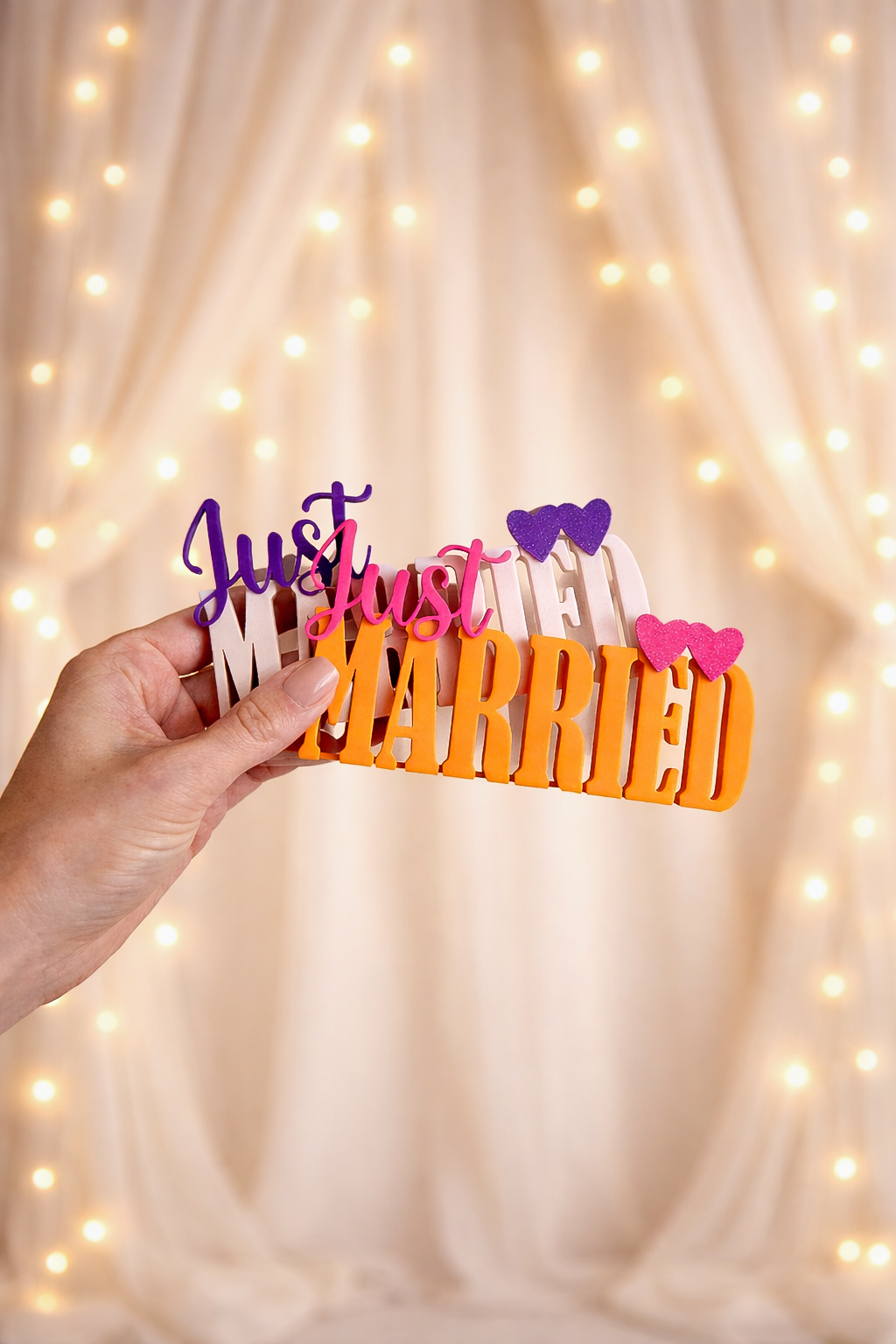 Schriftzug_Just Married
